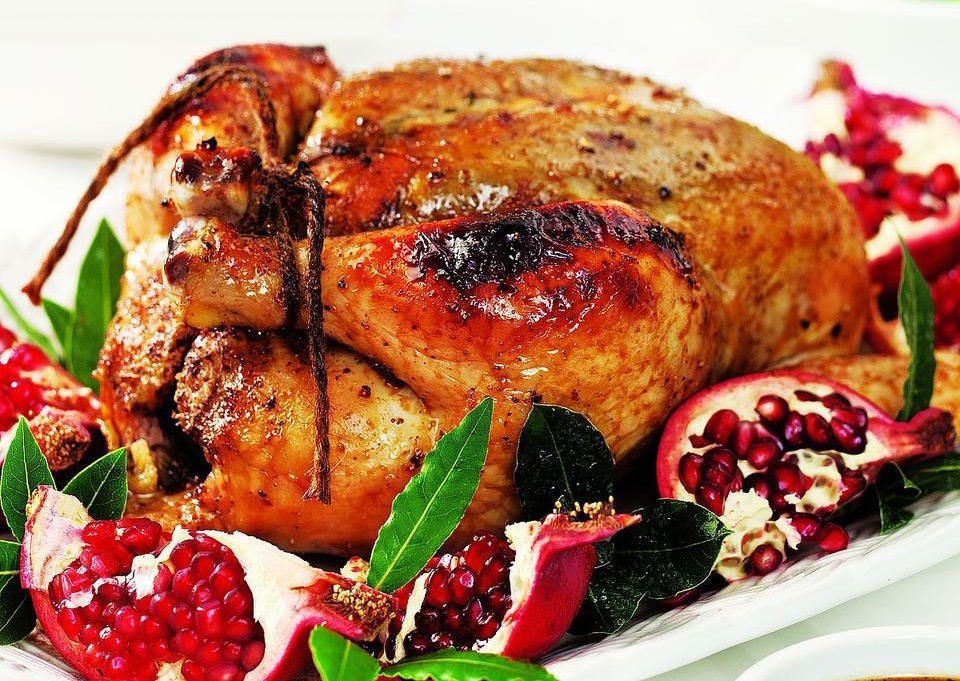 Baked Chicken in Pomegranate Sauce